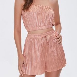 Satin Short Set